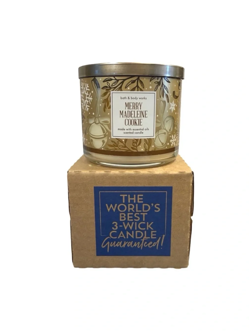 Merry Madeleine Cookie Candle